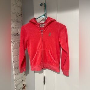 Girls’ Vintage Juicy Couture terry zip up hoodie, size 10